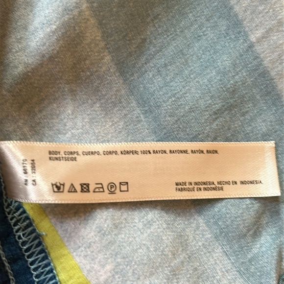 NWT Anthropologie Carla Weeks Watercolor Striped Tulip Pant XS - Picture 6 of 11